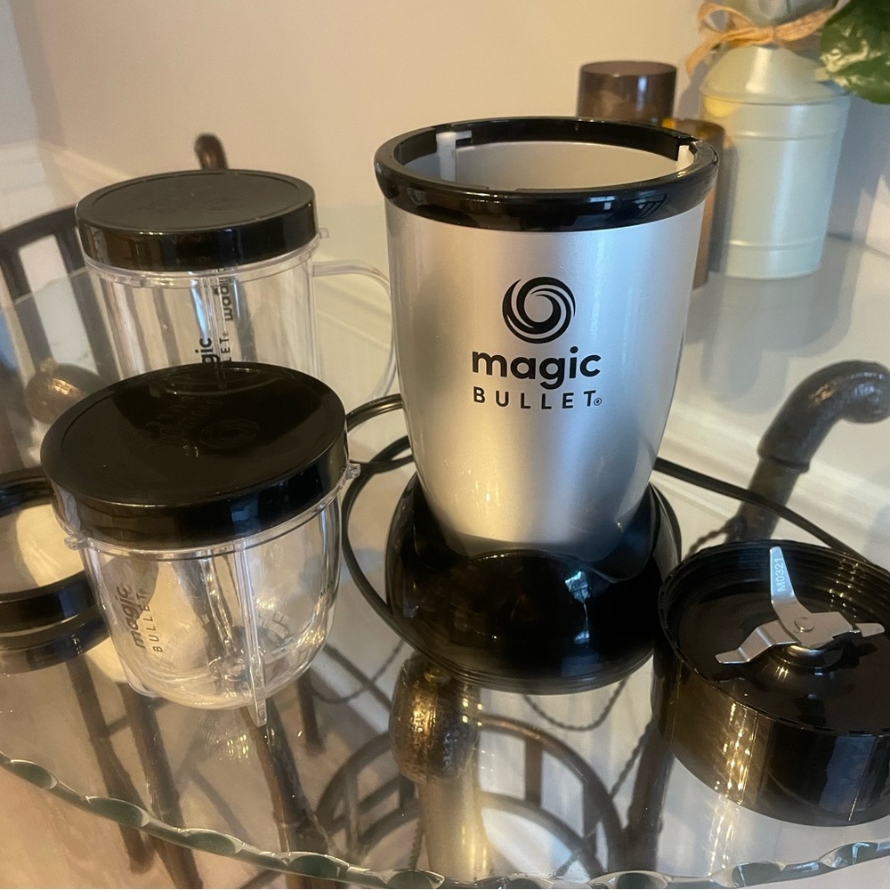 Magic Bullet Blender Set in Black and Silver